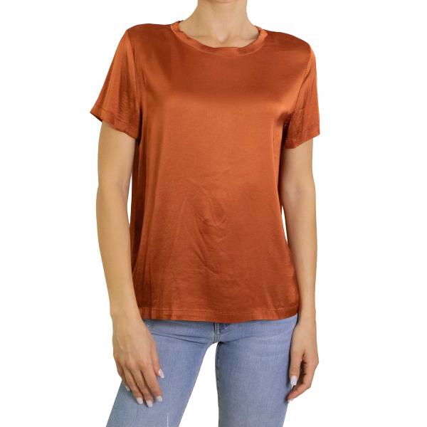 Maglia in raso girocollo
